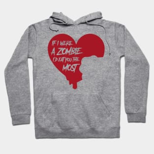 Zombie Eat You The Most Hoodie